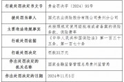 虛列費(fèi)用！國(guó)元農(nóng)險(xiǎn)貴州分公司及6家支公司被罰