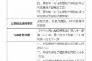 安盟財(cái)產(chǎn)保險(xiǎn)有限公司被罰47萬(wàn)元：關(guān)聯(lián)交易、關(guān)聯(lián)方漏報(bào)，EAST數(shù)據(jù)存在錯(cuò)報(bào)