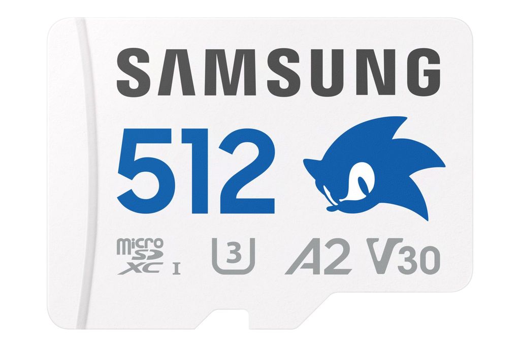 三星和世嘉合作推出索尼克主題 PRO Plus microSD 卡，起價(jià) 24 美元