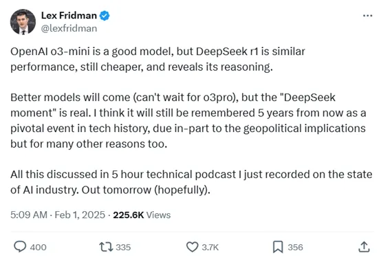 OpenAI緊急上線O3 Mini，網友熱評：DeepSeek R1 vs O3 Mini