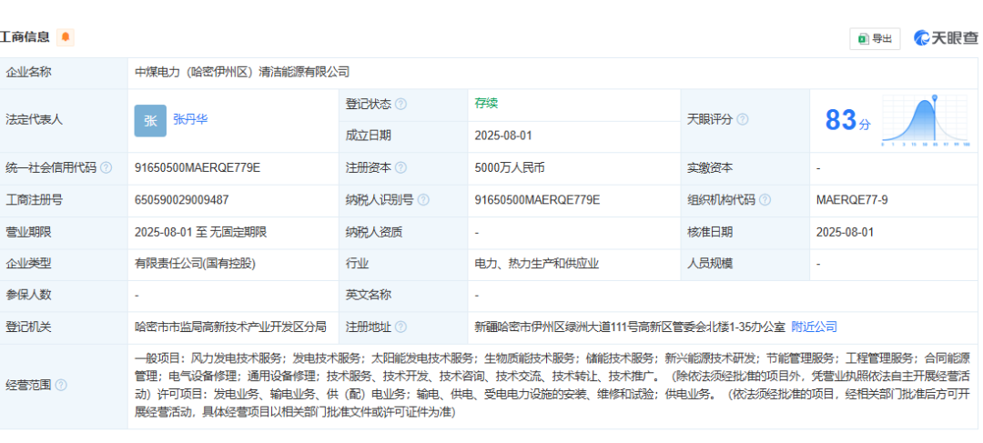 又一央企成立清潔能源有限公司！
